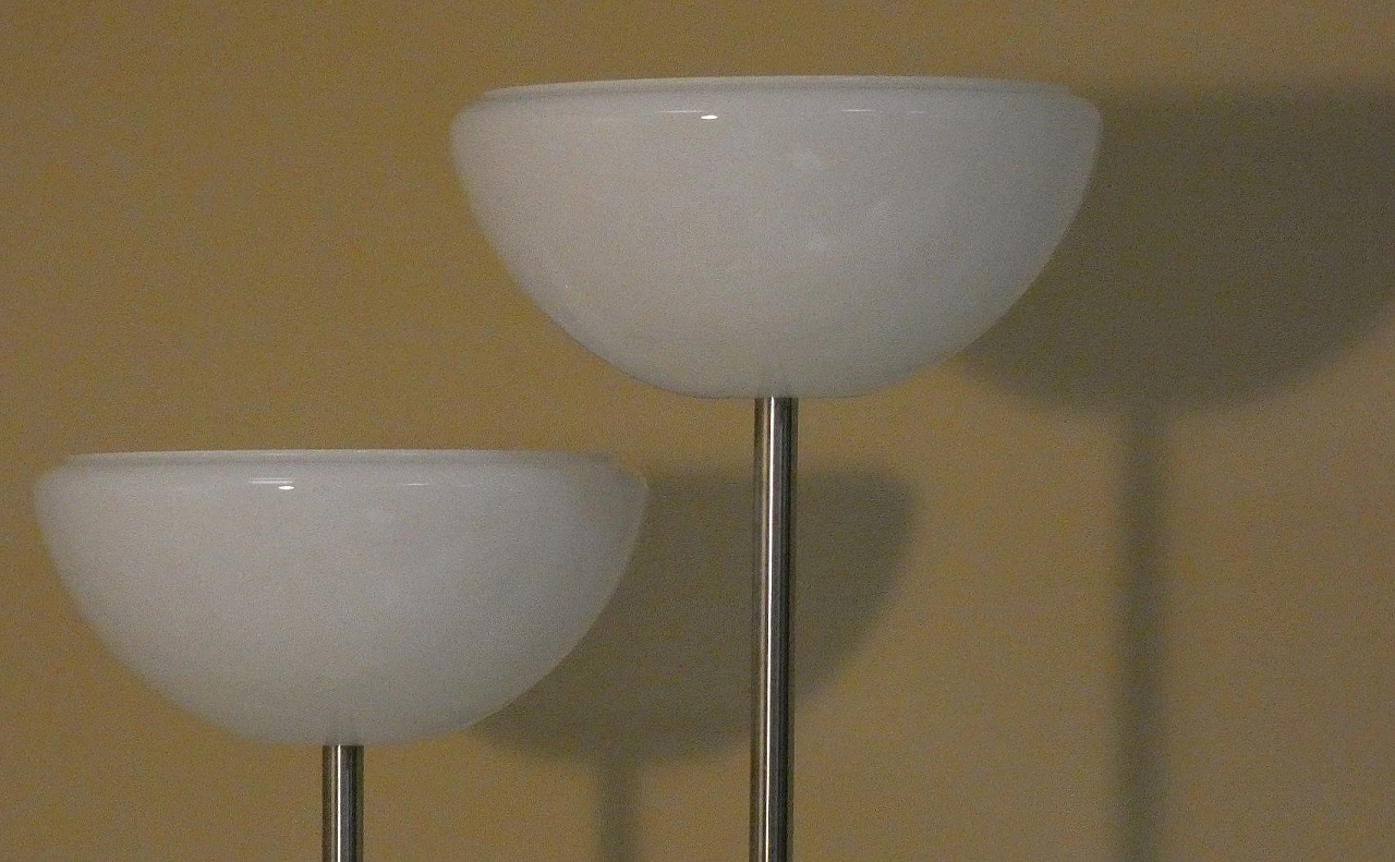 Coppia di lampade da terra di Achille Castiglioni per Flos, anni '60 17
