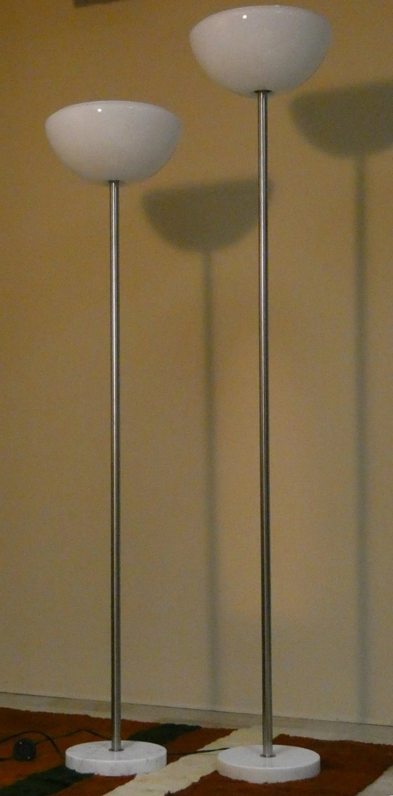 Coppia di lampade da terra di Achille Castiglioni per Flos, anni '60 18