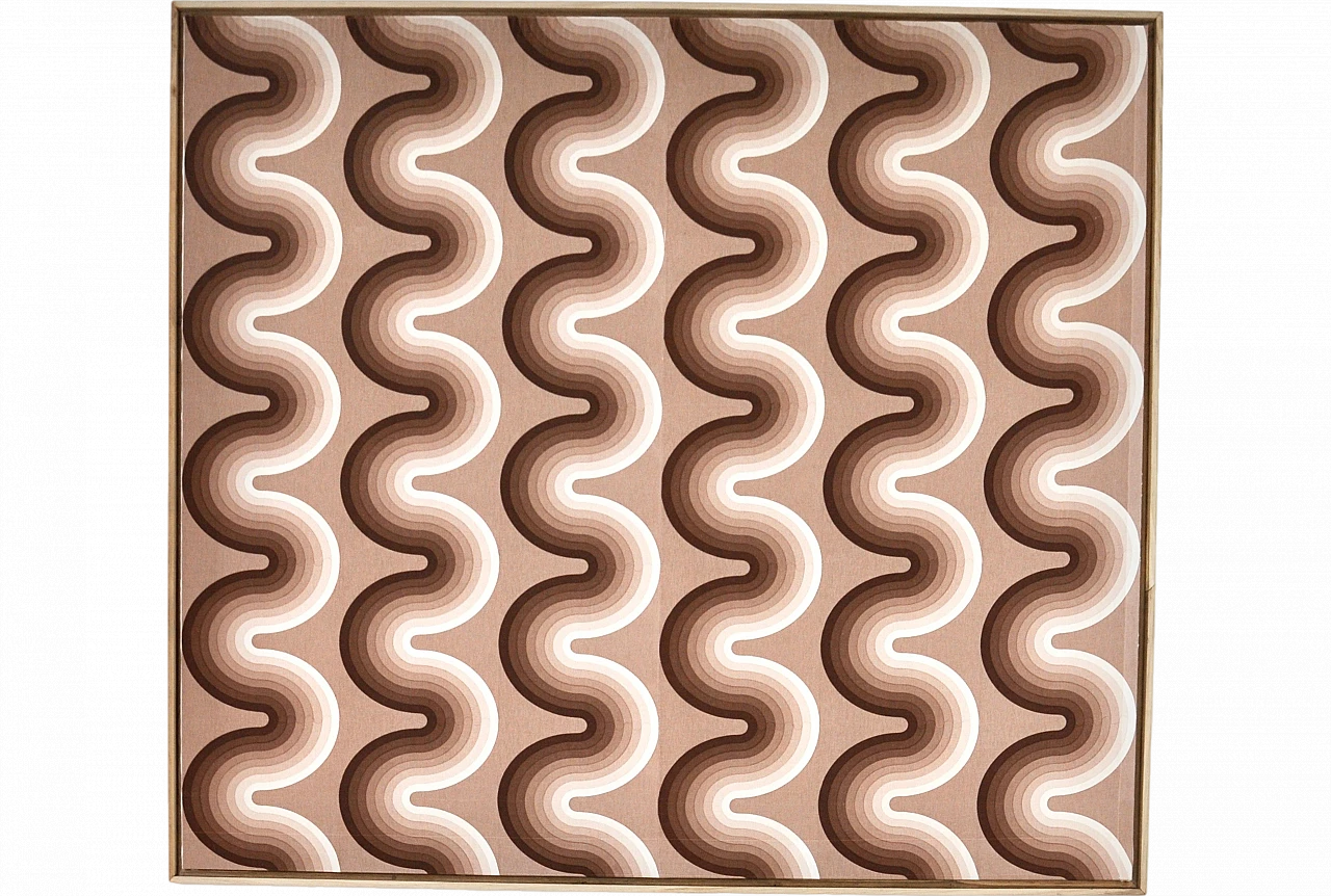 Tavola in tessuto di Verner Panton per Mira Spectrum, anni '70 7