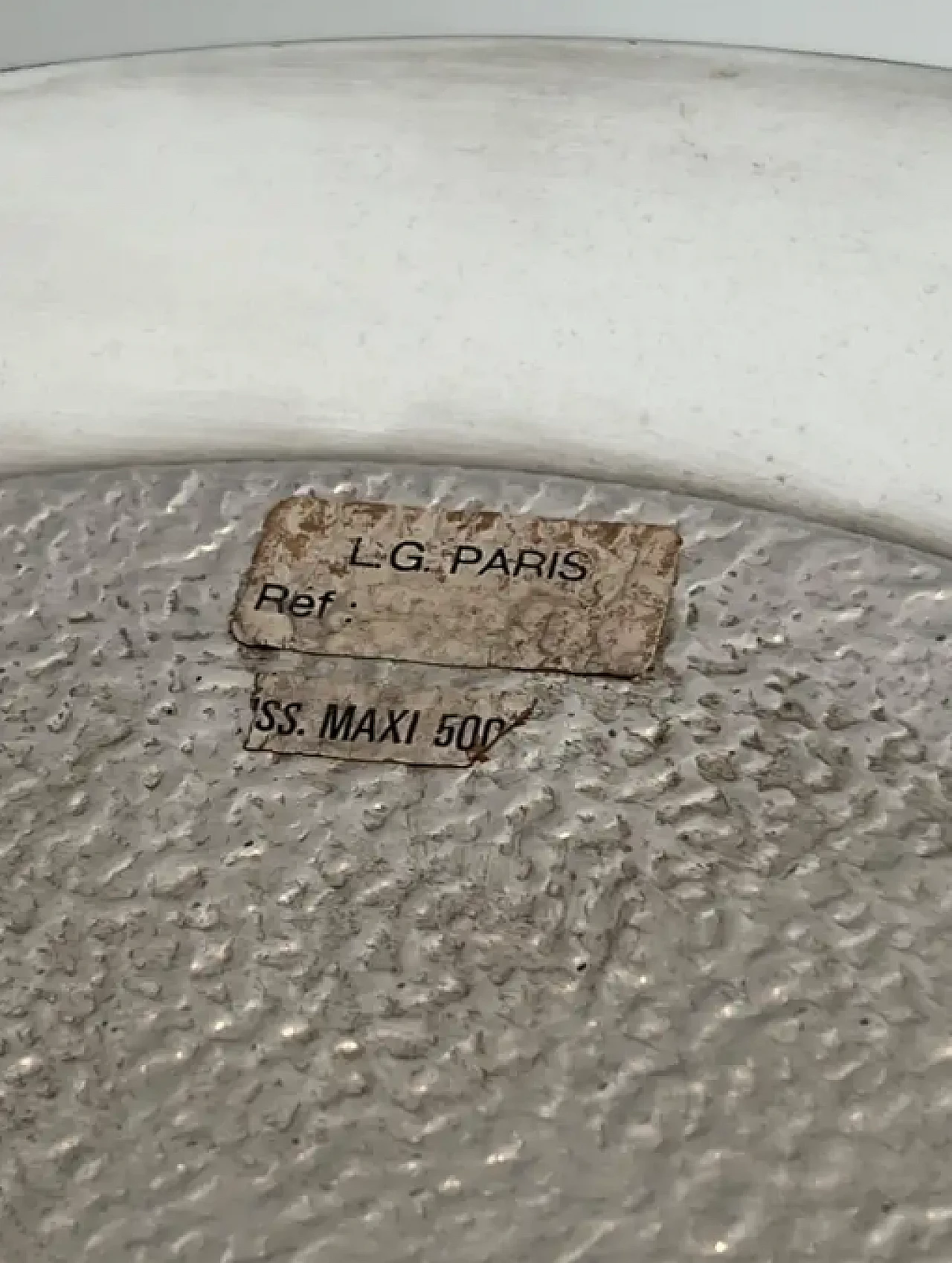 Lampada da terra in ottone con riflettore rimovibile, anni '70 9