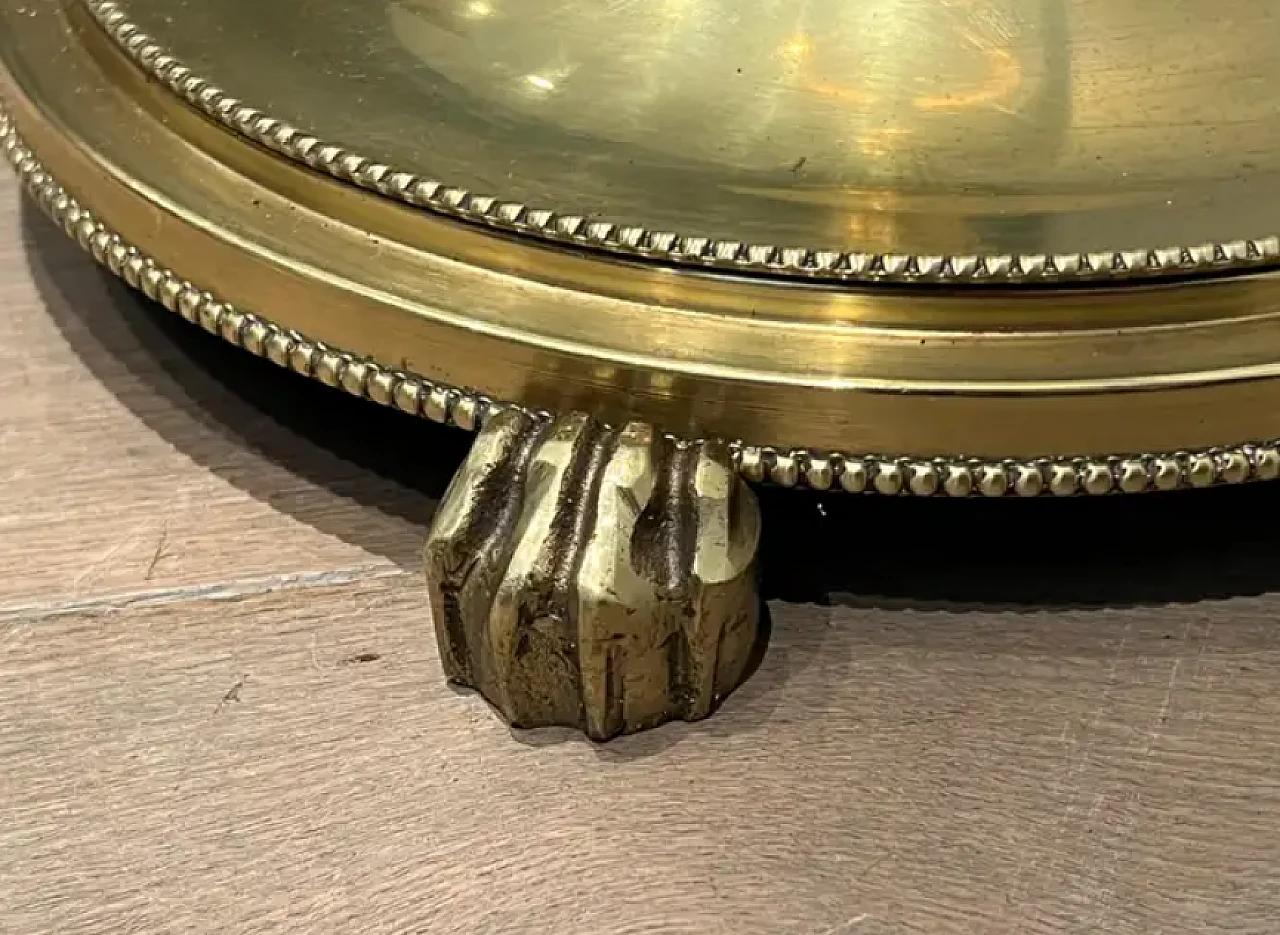 Lampada in ottone stile neoclassico di Maison Jansen, anni '40 9