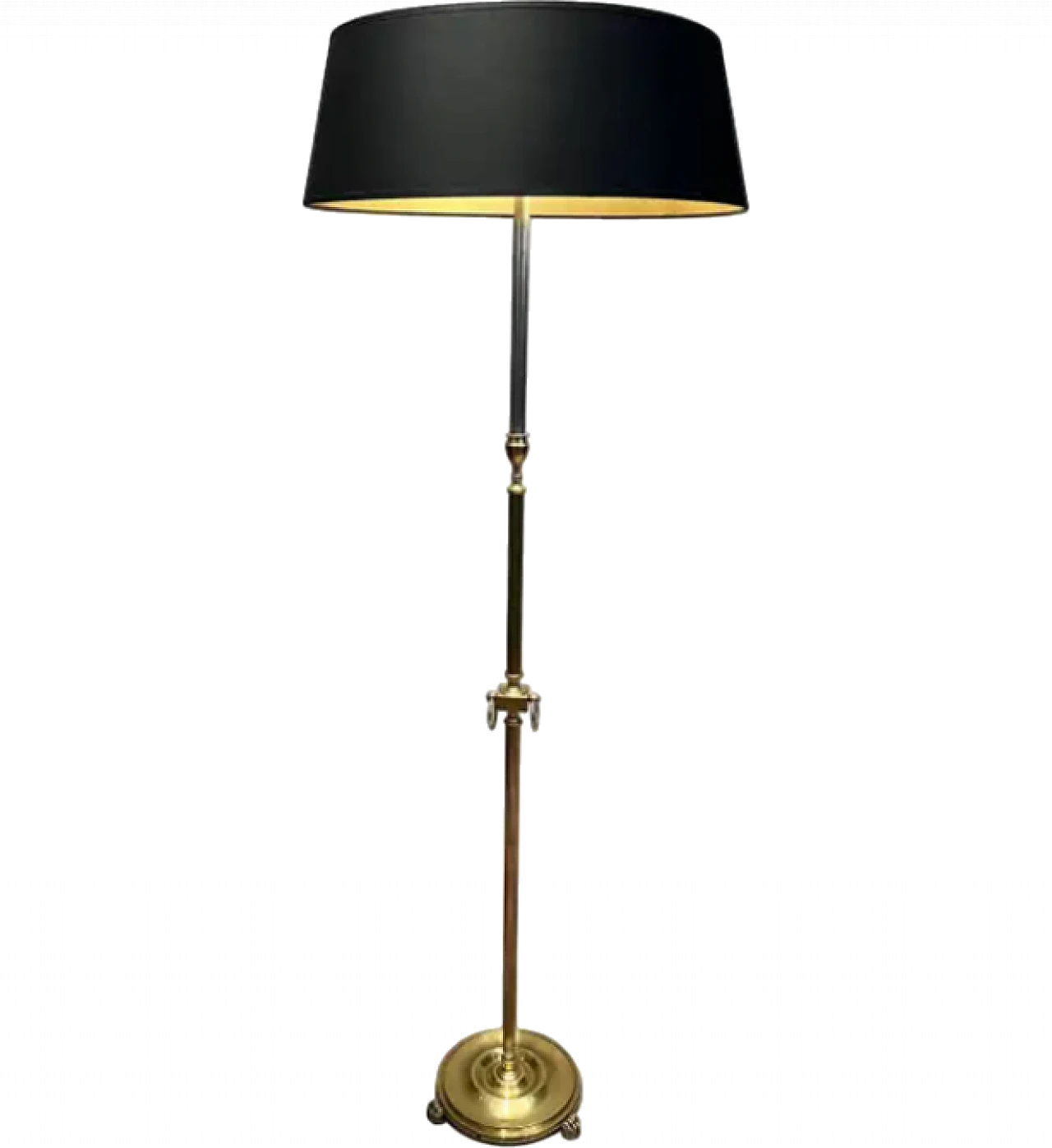 Lampada in ottone stile neoclassico di Maison Jansen, anni '40 11
