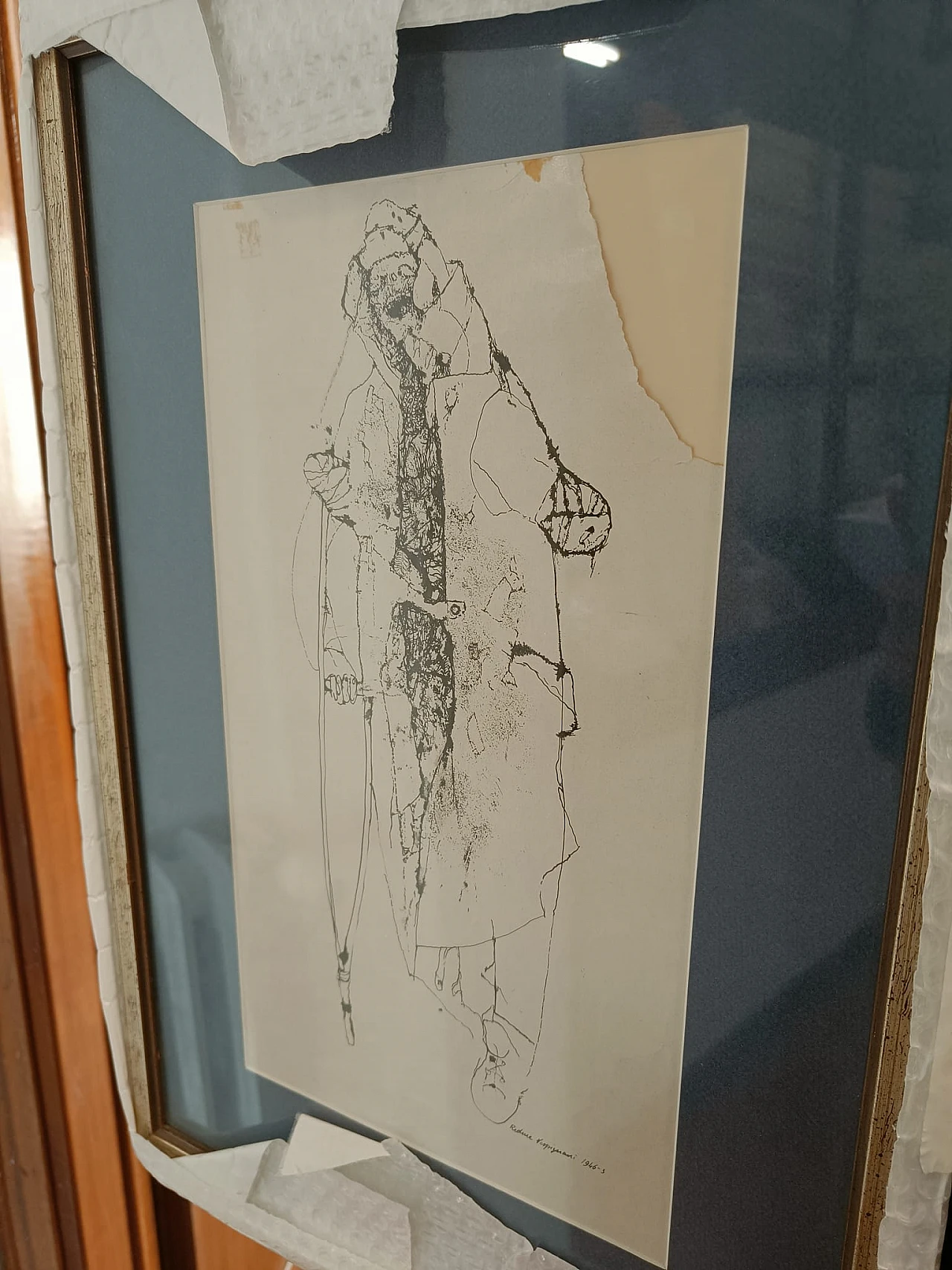 Renzo Vespignani, L'uomo, il disegno-inchiostro 1940-1959 4