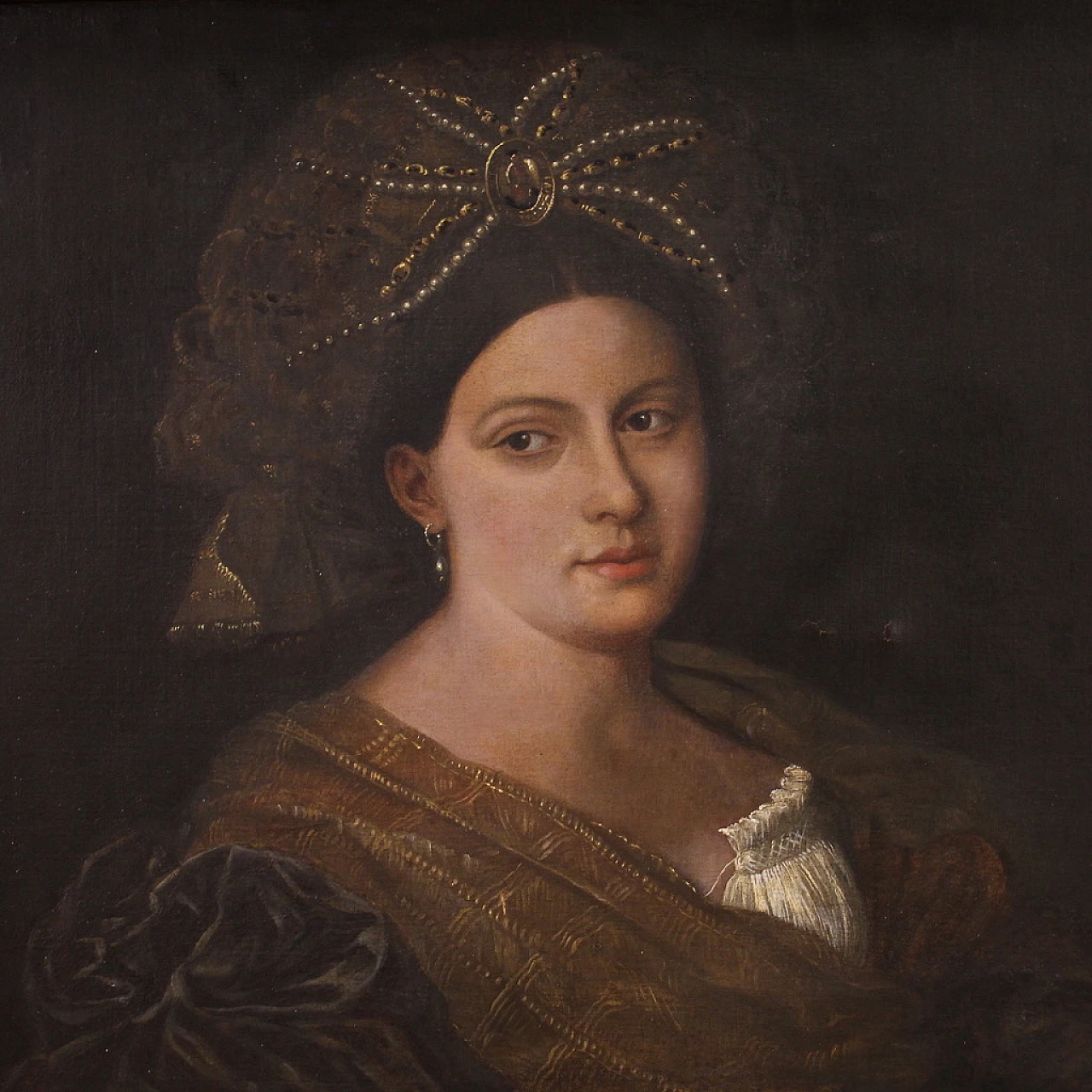 After Titian, Laura Dianti, Venetian school painting, 17th century 3