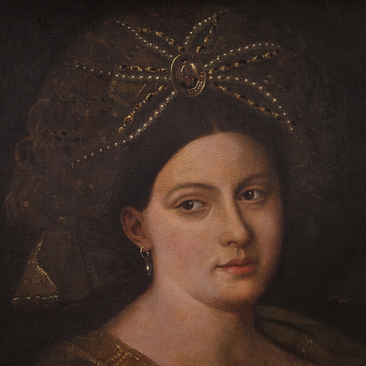 After Titian, Laura Dianti, Venetian school painting, 17th century 4
