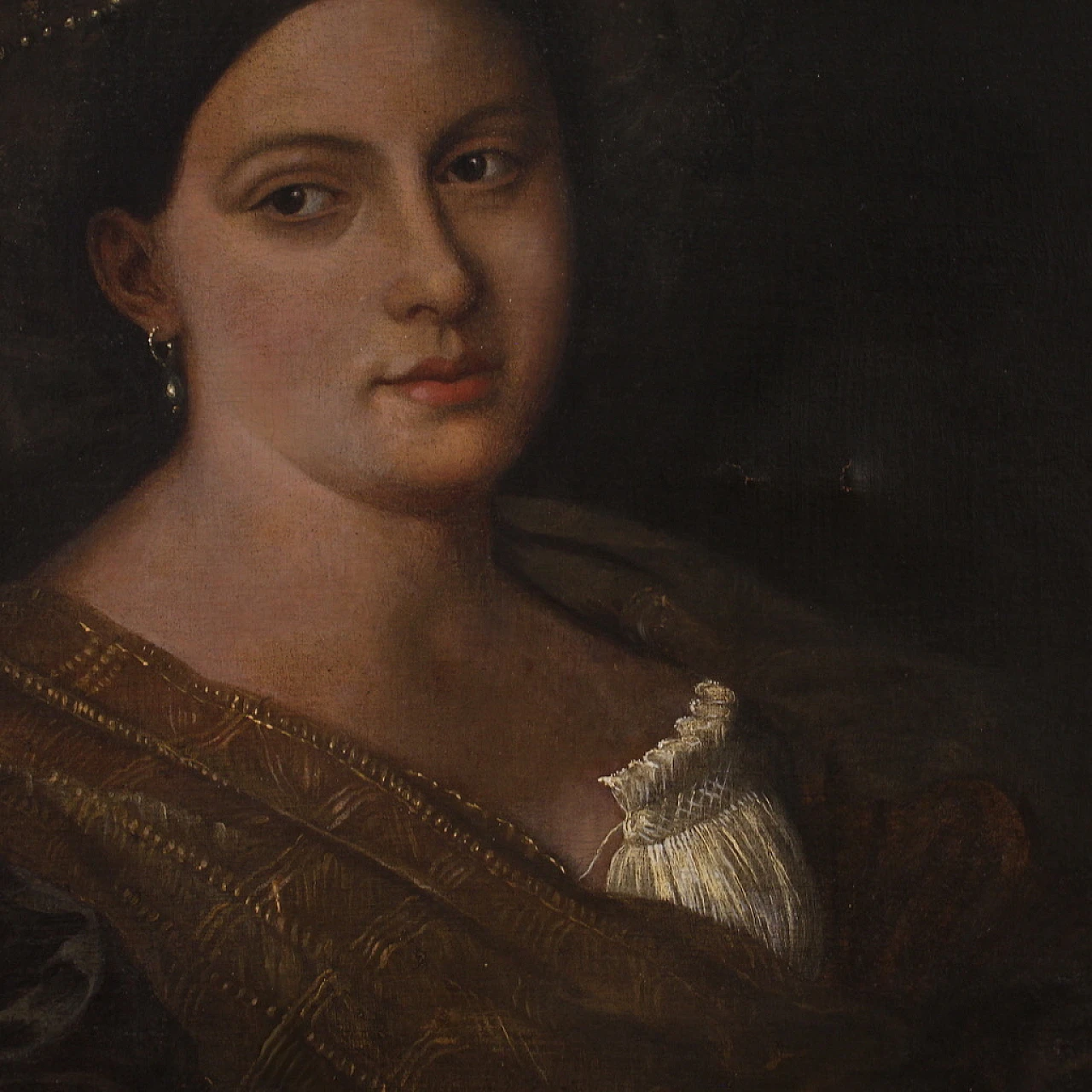 After Titian, Laura Dianti, Venetian school painting, 17th century 5