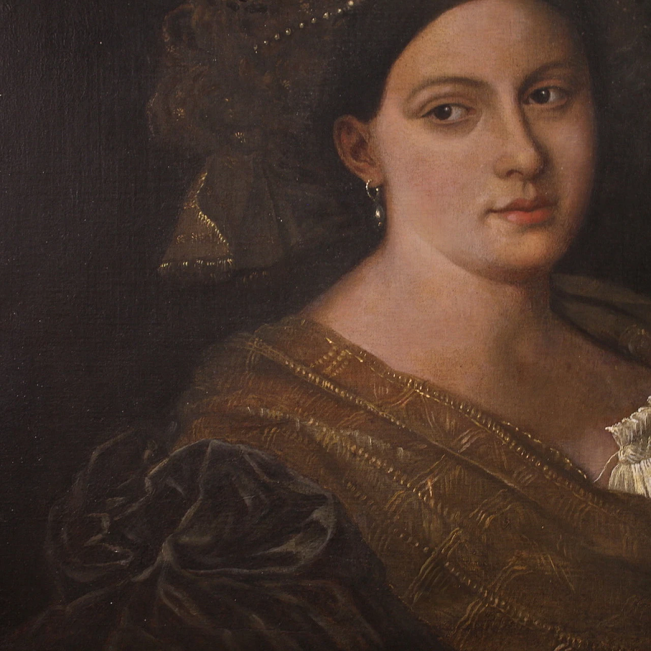 After Titian, Laura Dianti, Venetian school painting, 17th century 9