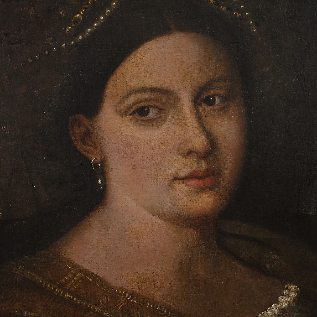After Titian, Laura Dianti, Venetian school painting, 17th century 11