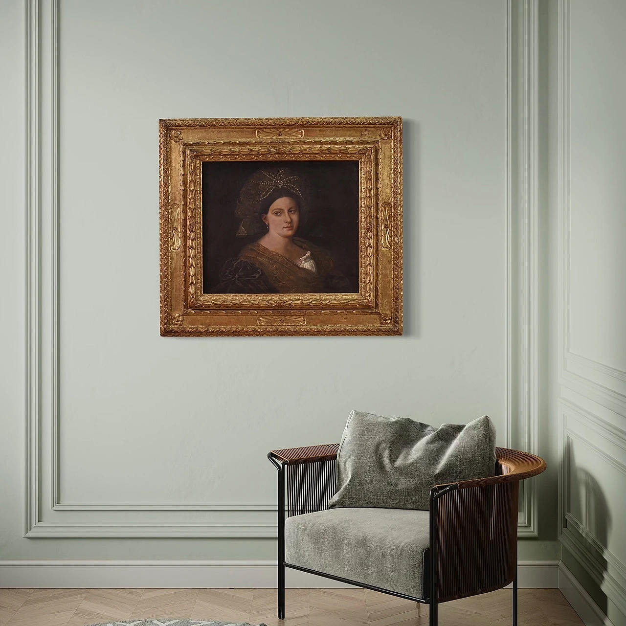 After Titian, Laura Dianti, Venetian school painting, 17th century 13