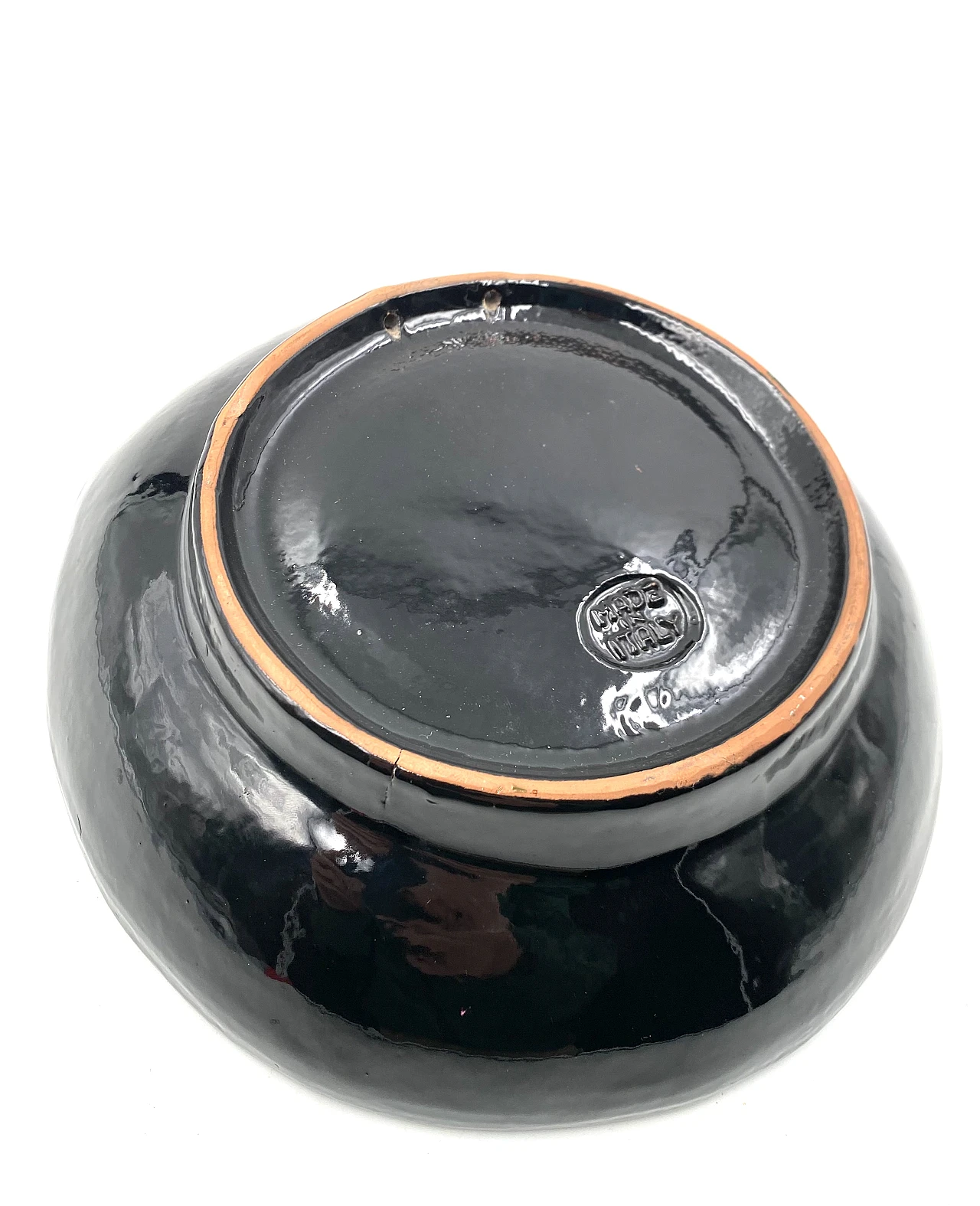 Mid-century lion ceramic plate, 70s 10