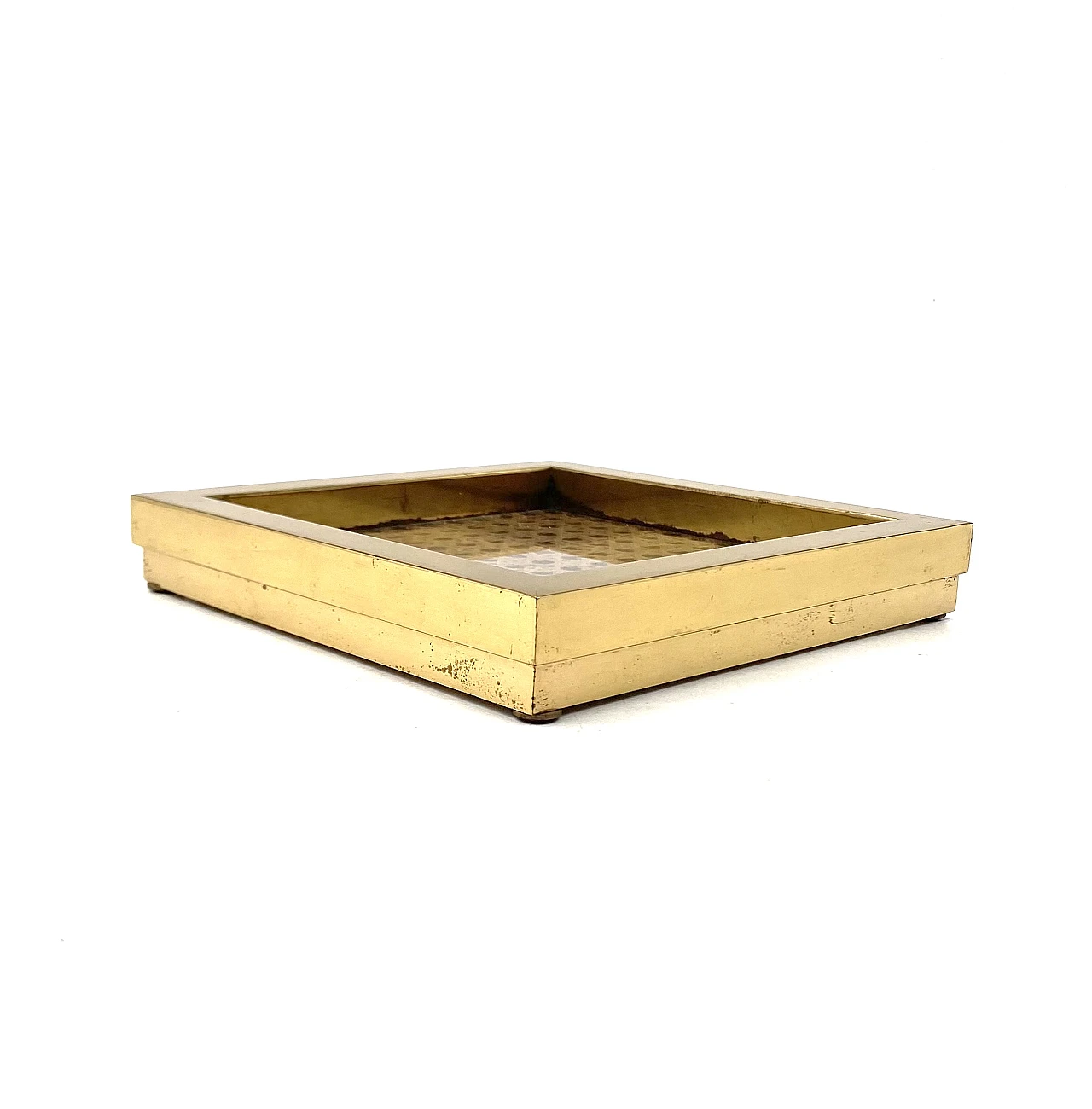 Hollywood regency saw few, brass and Vienna straw, Italy 1970 11