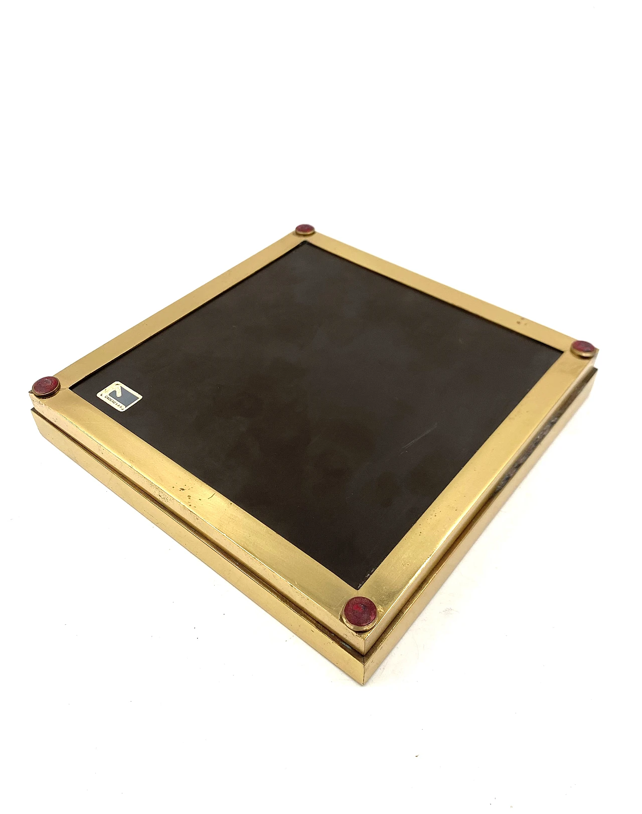 Hollywood regency saw few, brass and Vienna straw, Italy 1970 12