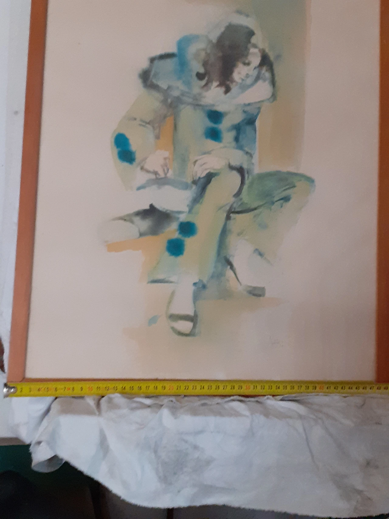 Clown painting by Nardi, 70s 3