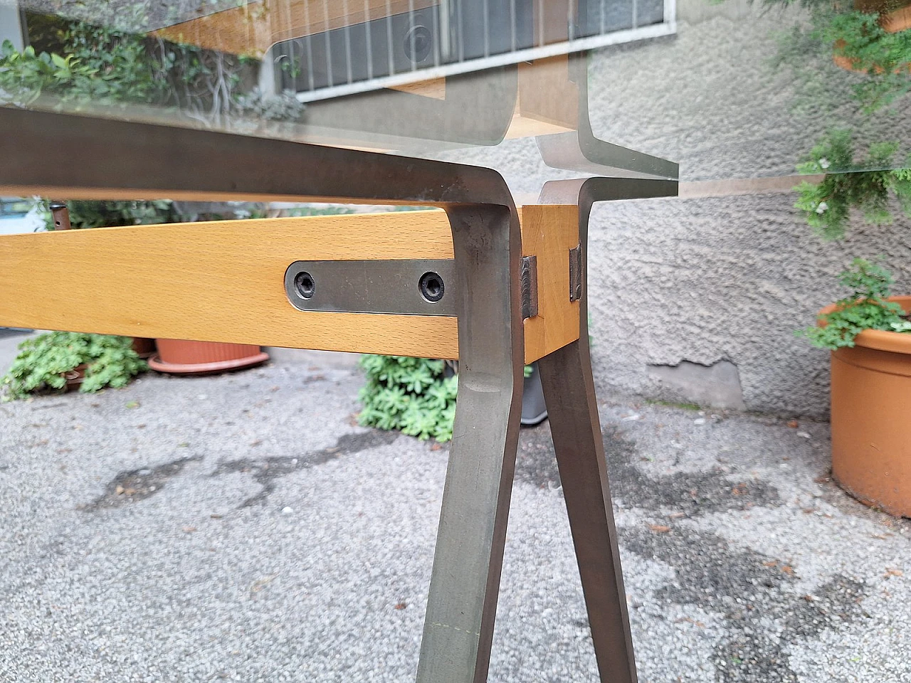 Tavolo da pranzo di Frate Enzo Mari Model per Driade, anni '90 5