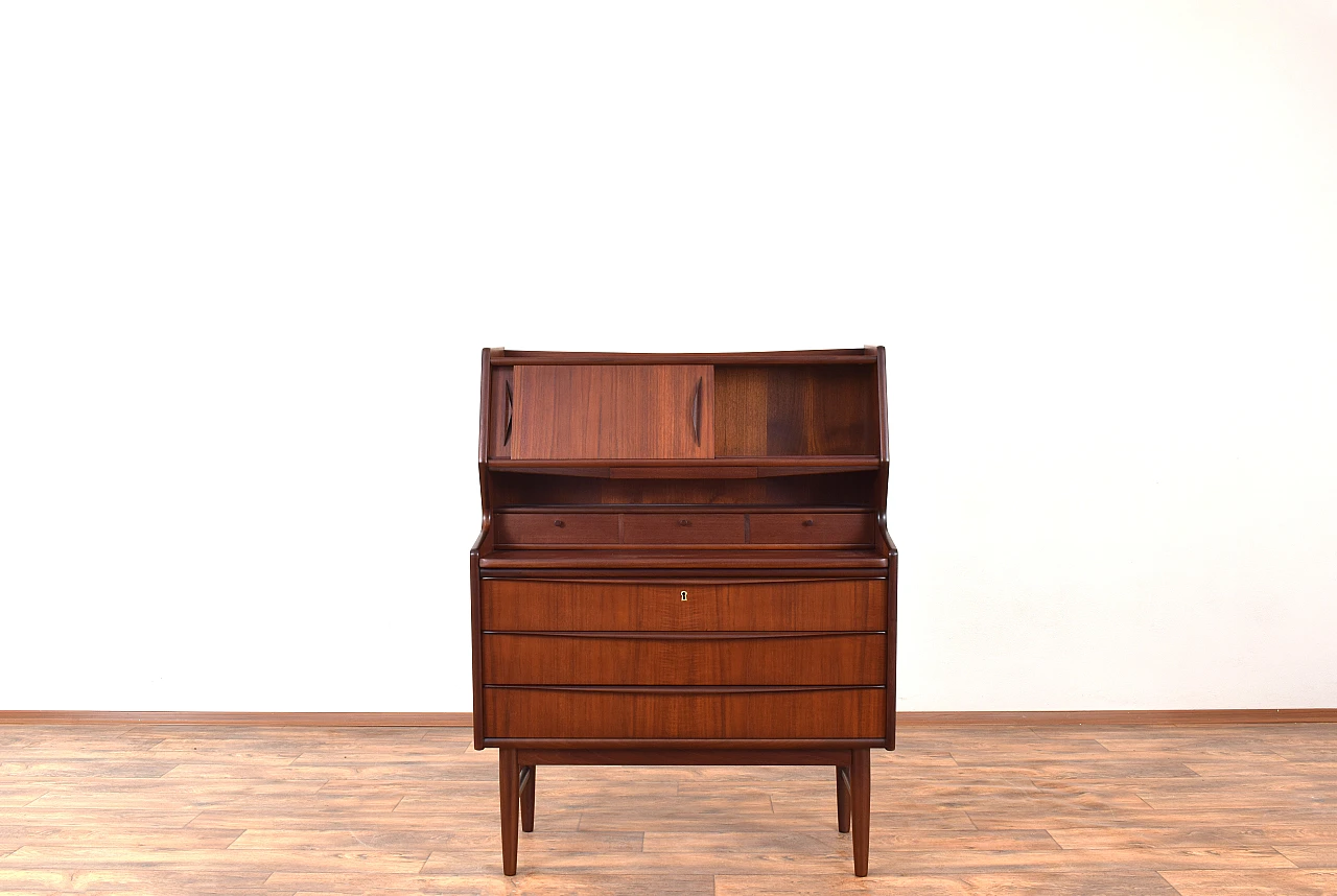 Secretaire danese Mid-Century in teak, anni '60 4