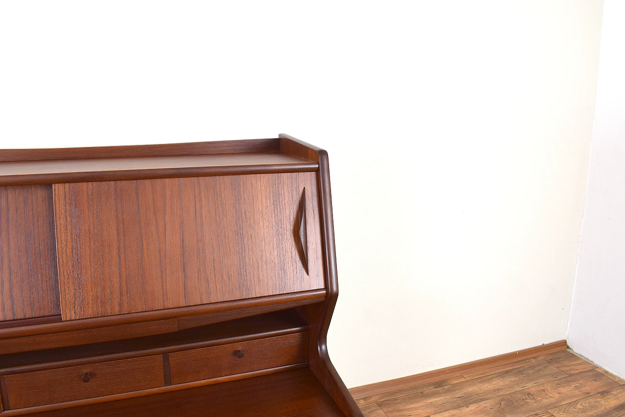 Secretaire danese Mid-Century in teak, anni '60 19