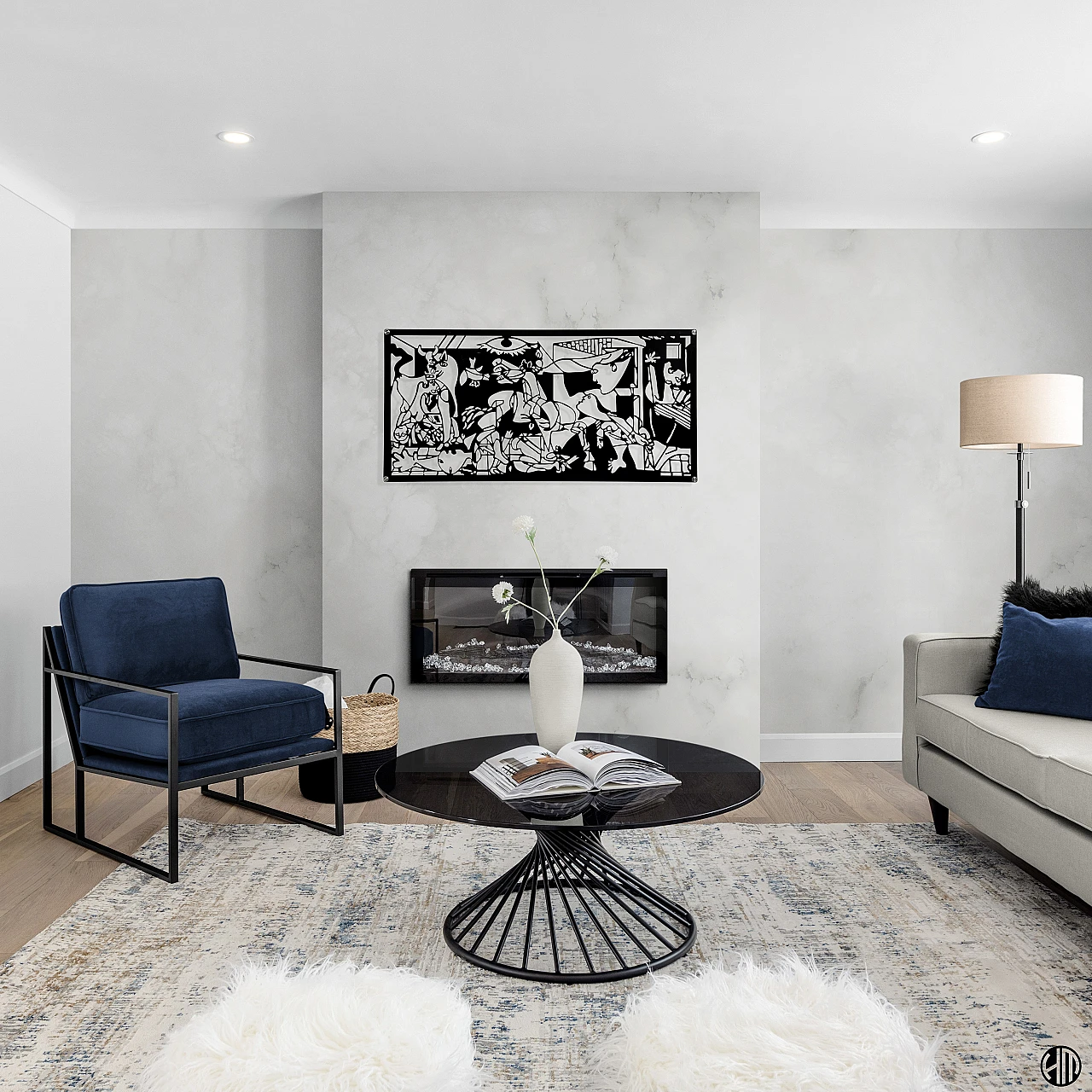 Quadro in metallo Guernica da Pablo Picasso, 2000 2