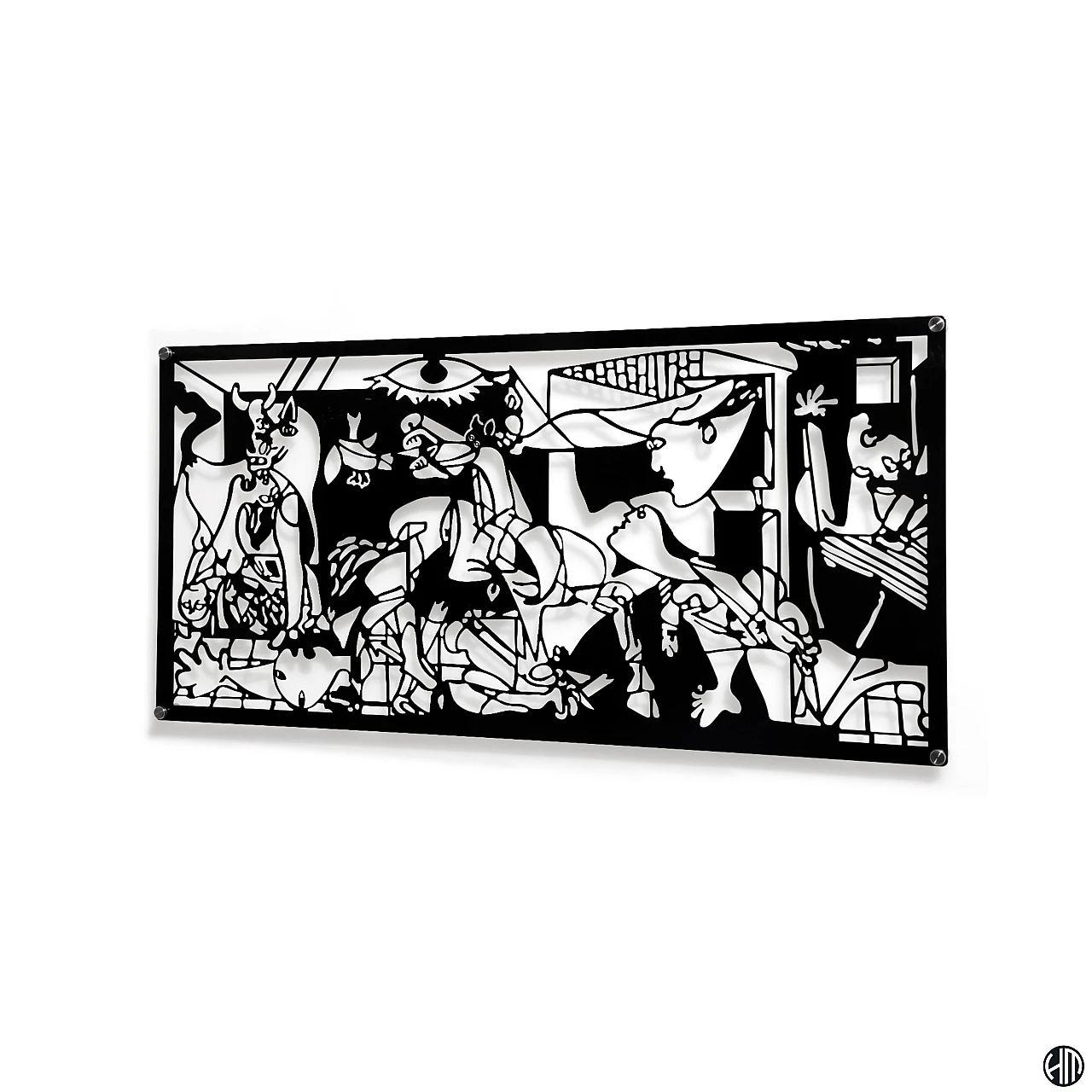 Quadro in metallo Guernica da Pablo Picasso, 2000 4