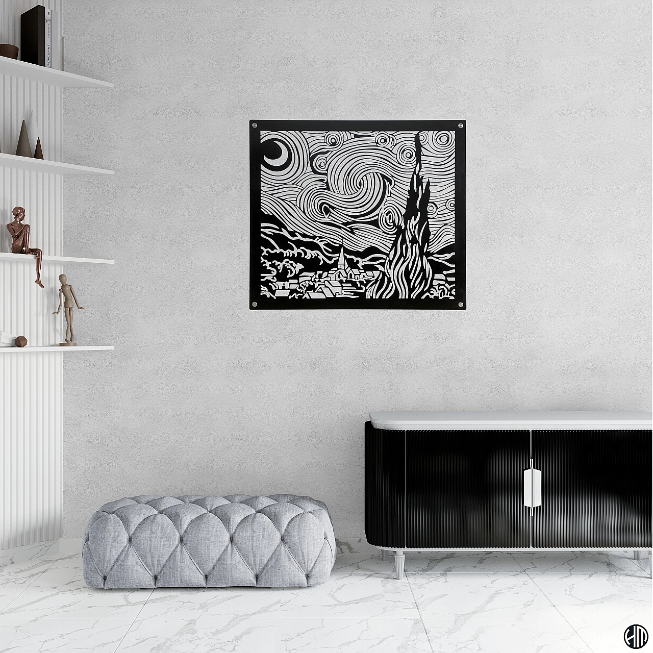 Notte stellata Van-Gogh, 2000 6