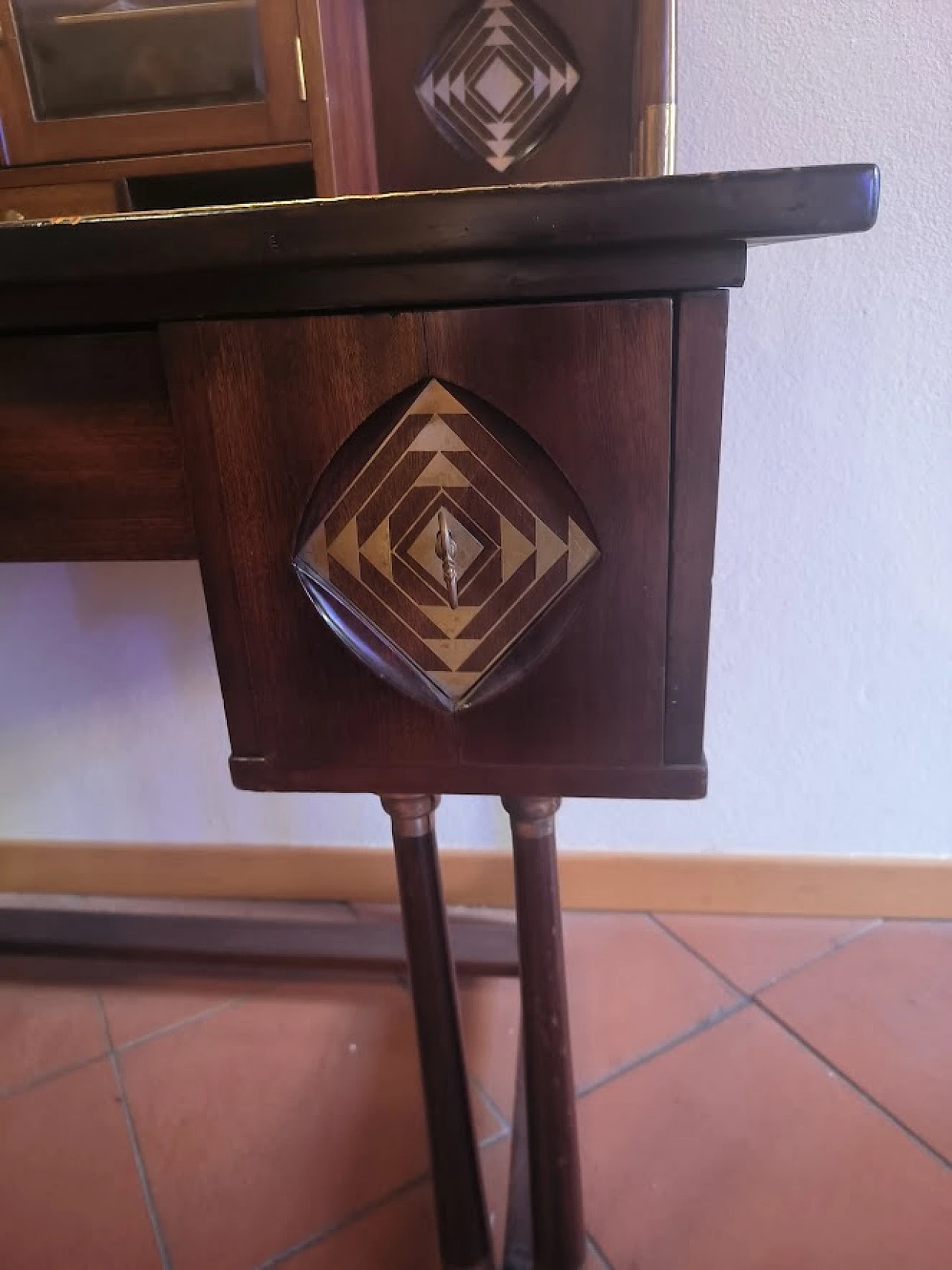 RARA Scrivania con sedia di J.e J.Herrmann, SECESSION, WIEN, 1905c. 15