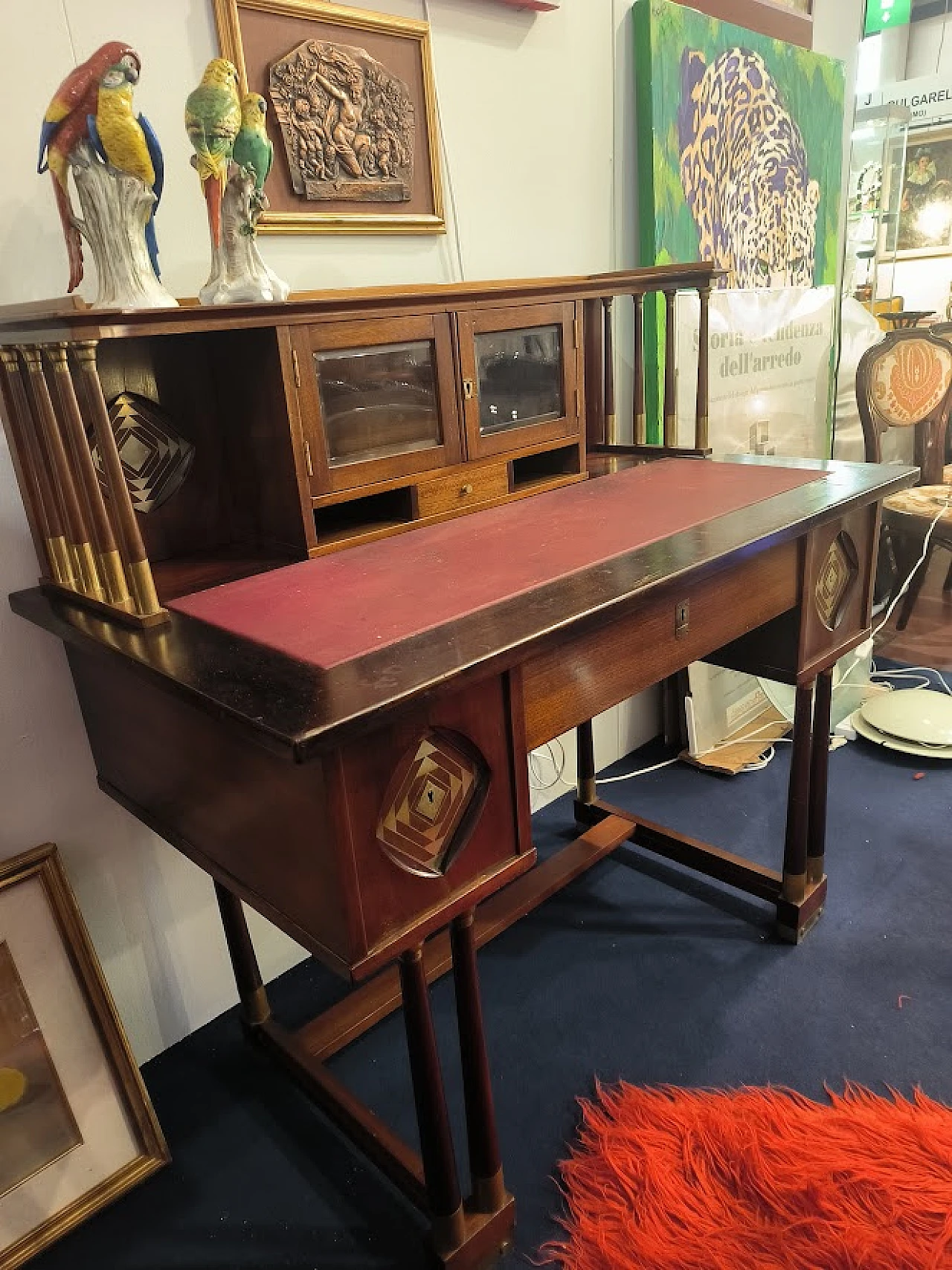 RARA Scrivania con sedia di J.e J.Herrmann, SECESSION, WIEN, 1905c. 29