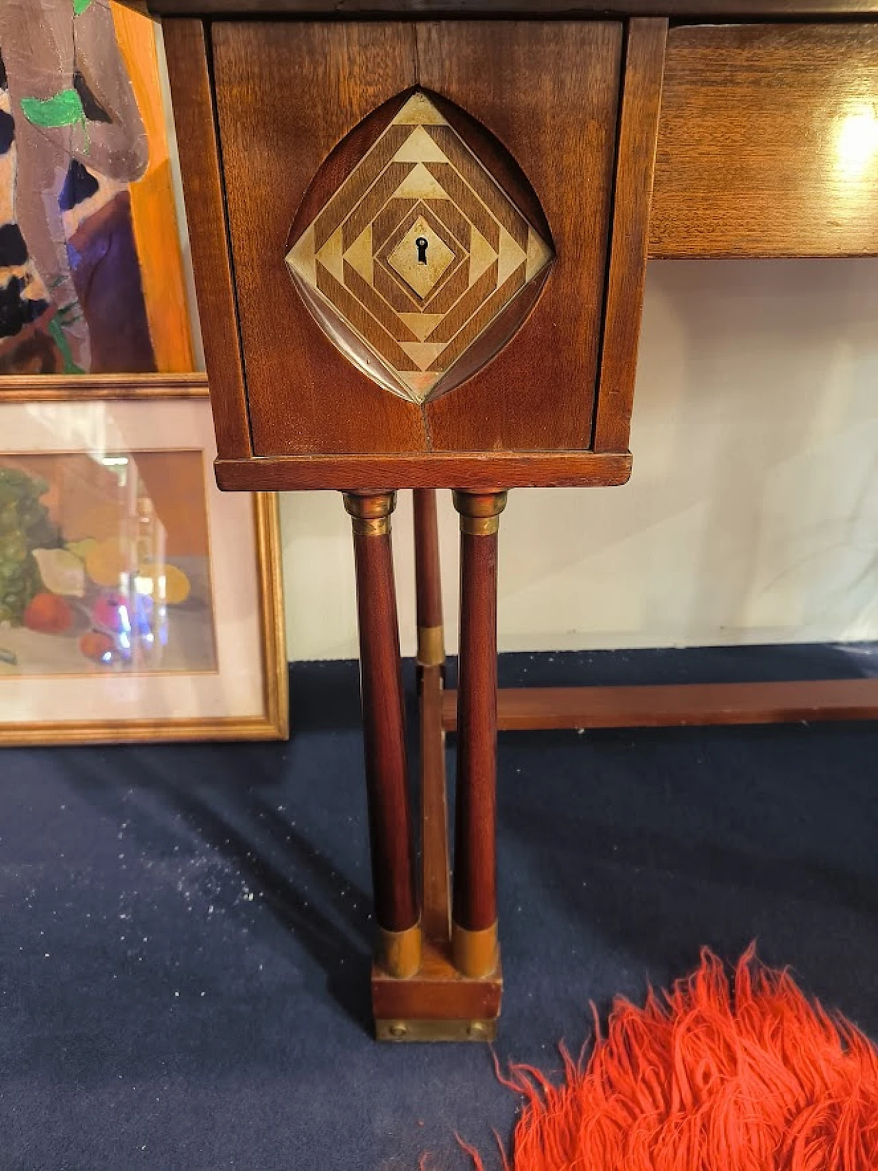 RARA Scrivania con sedia di J.e J.Herrmann, SECESSION, WIEN, 1905c. 30