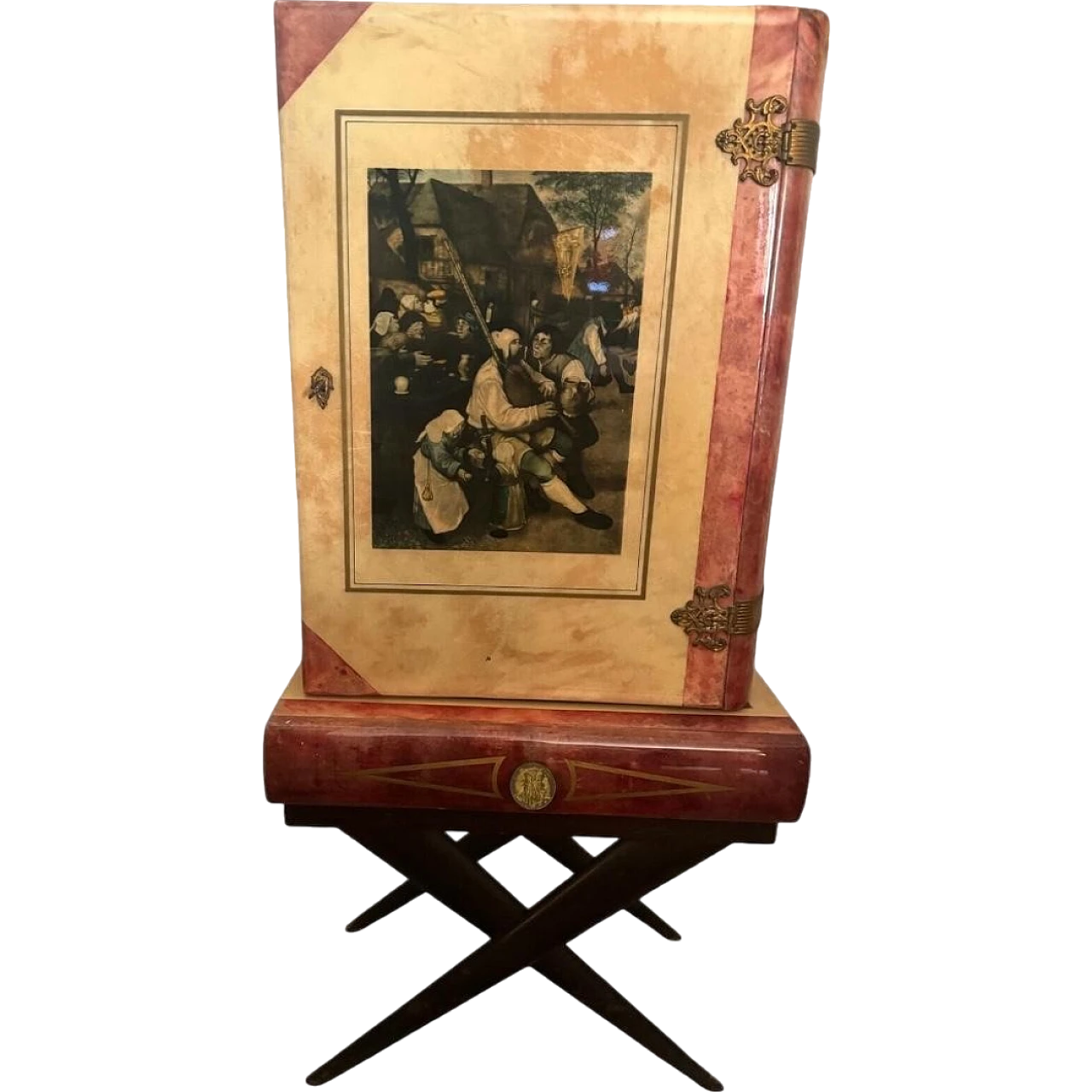 Parchement bar cabinet by Ado Tura, 1950s 6