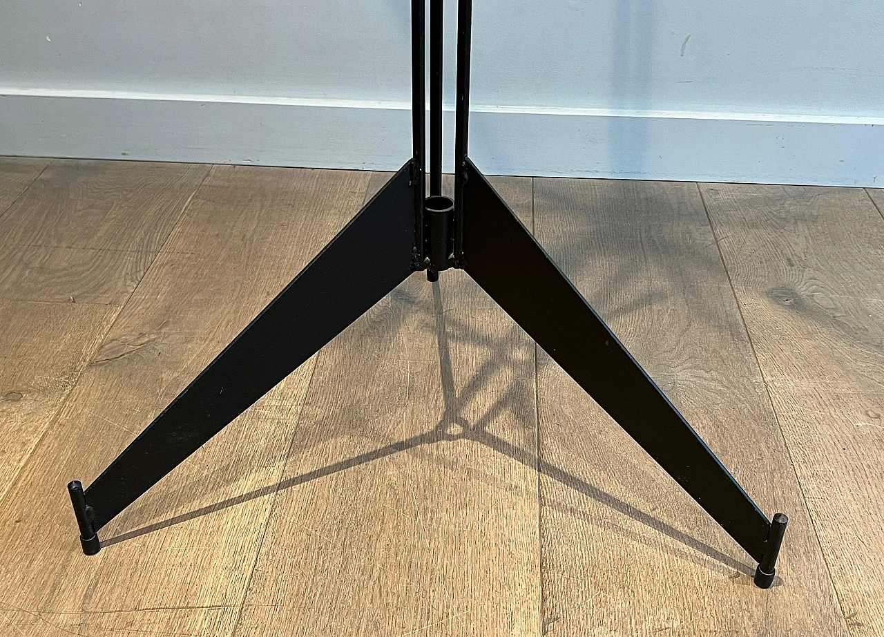Brass and black lacquered coat stand, 1950s 15