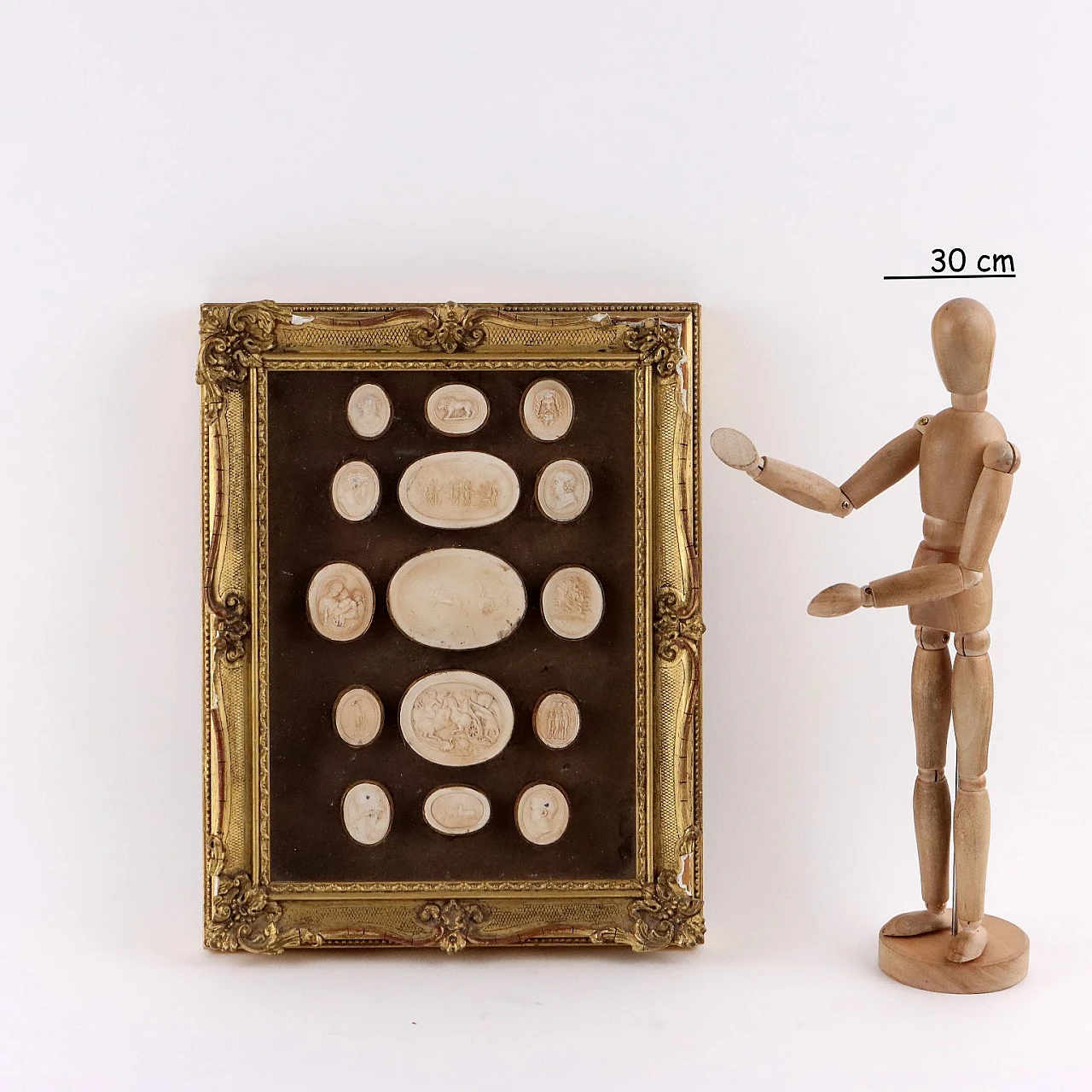 Antique Cameos Plaster Paoletti-Liberotti Gran Tour Italy XIX Century 2