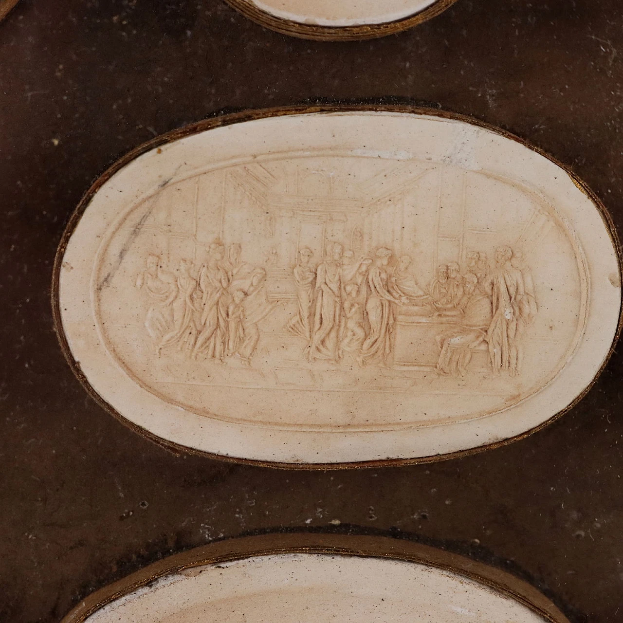 Antique Cameos Plaster Paoletti-Liberotti Gran Tour Italy XIX Century 7