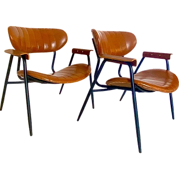 Coppia di poltrone di Gastone Rinaldi per RIMA, anni '60