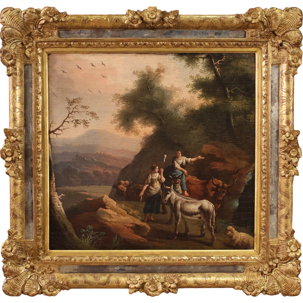 Bucolic landscape painting, 18th century 16