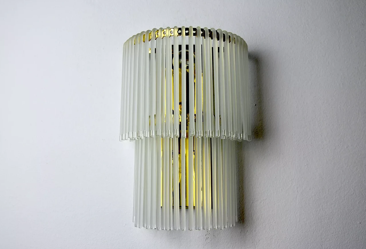 Venini glass wall lamp, 1970s 2