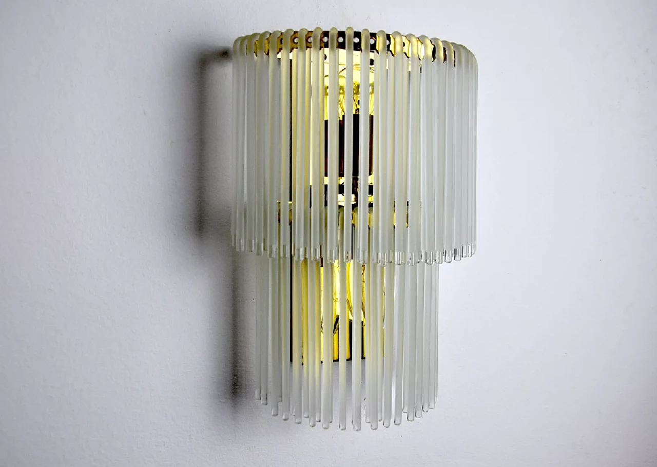 Venini glass wall lamp, 1970s 3