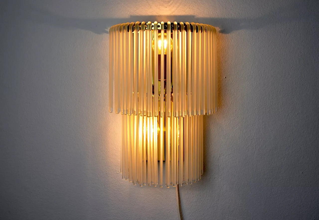 Venini glass wall lamp, 1970s 5