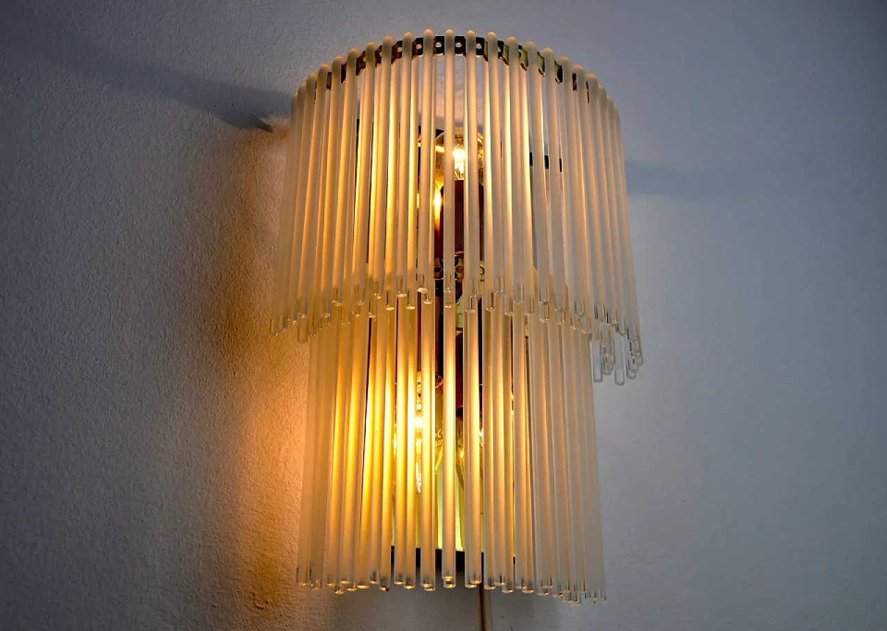 Venini glass wall lamp, 1970s 7