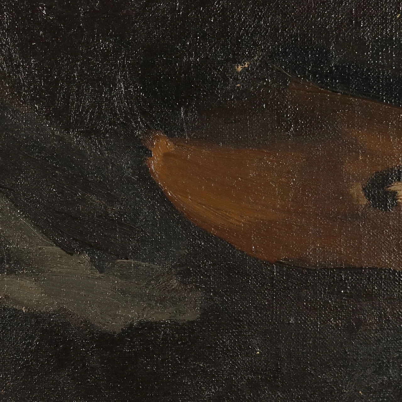 E. A. Campestrini, Il suonatore di violino, olio su tela 4