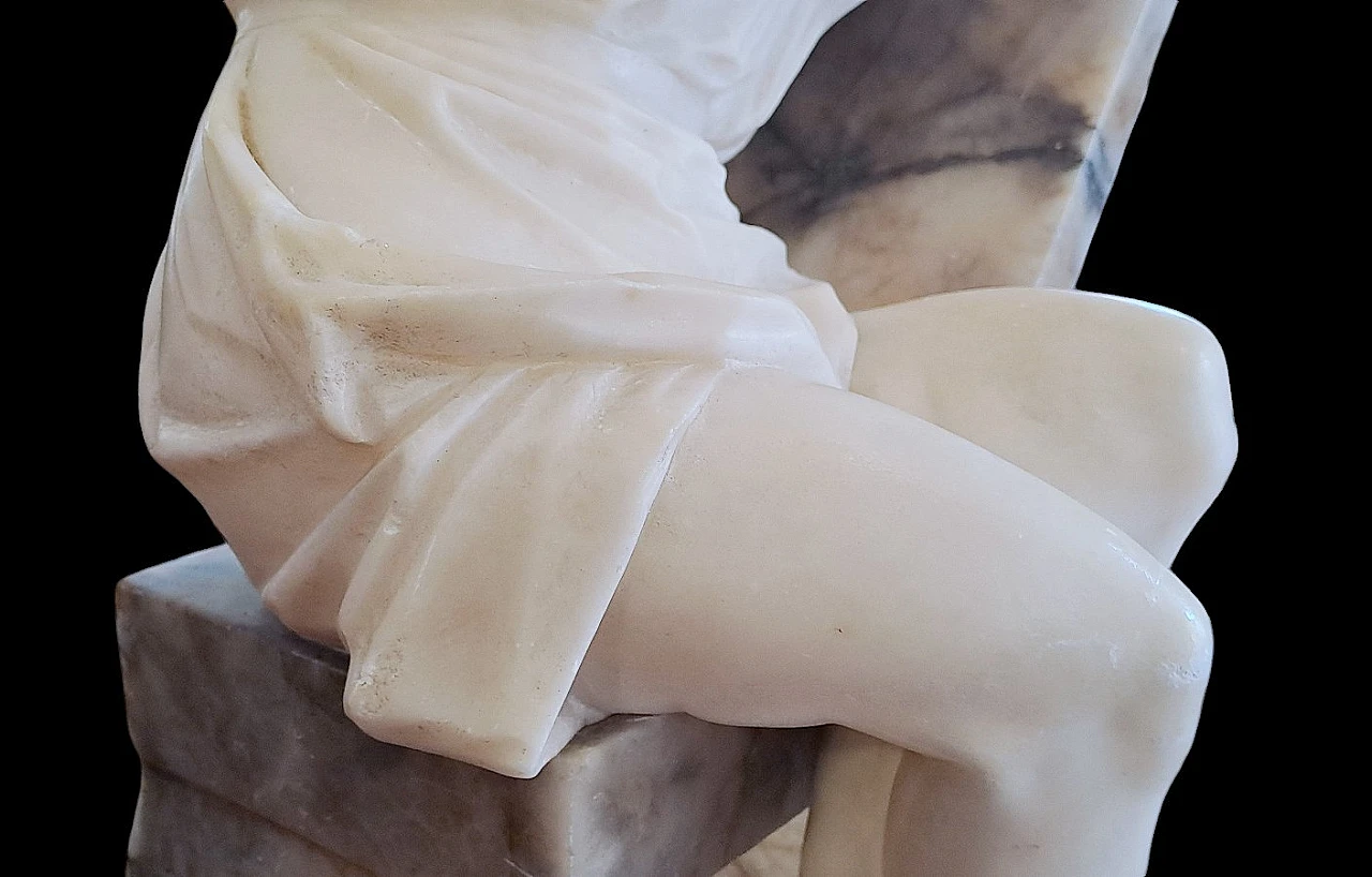Eugenio Battaglia, Sleeping little girl, alabaster statute, '900 8