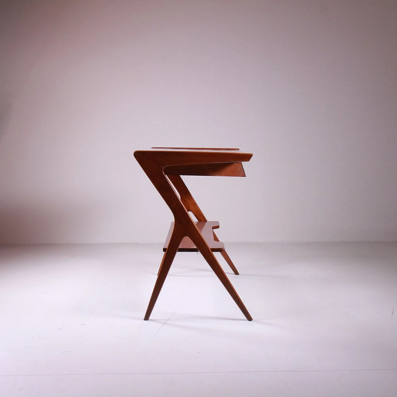 Mid-Century wooden console, 1950s 6