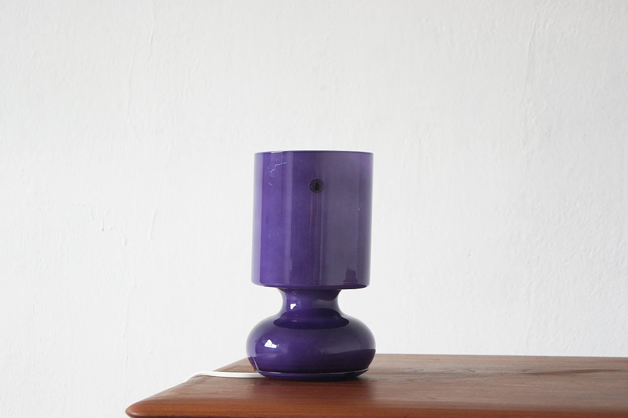 Lampada da tavolo Lykta viola di Ikea, anni '90 1