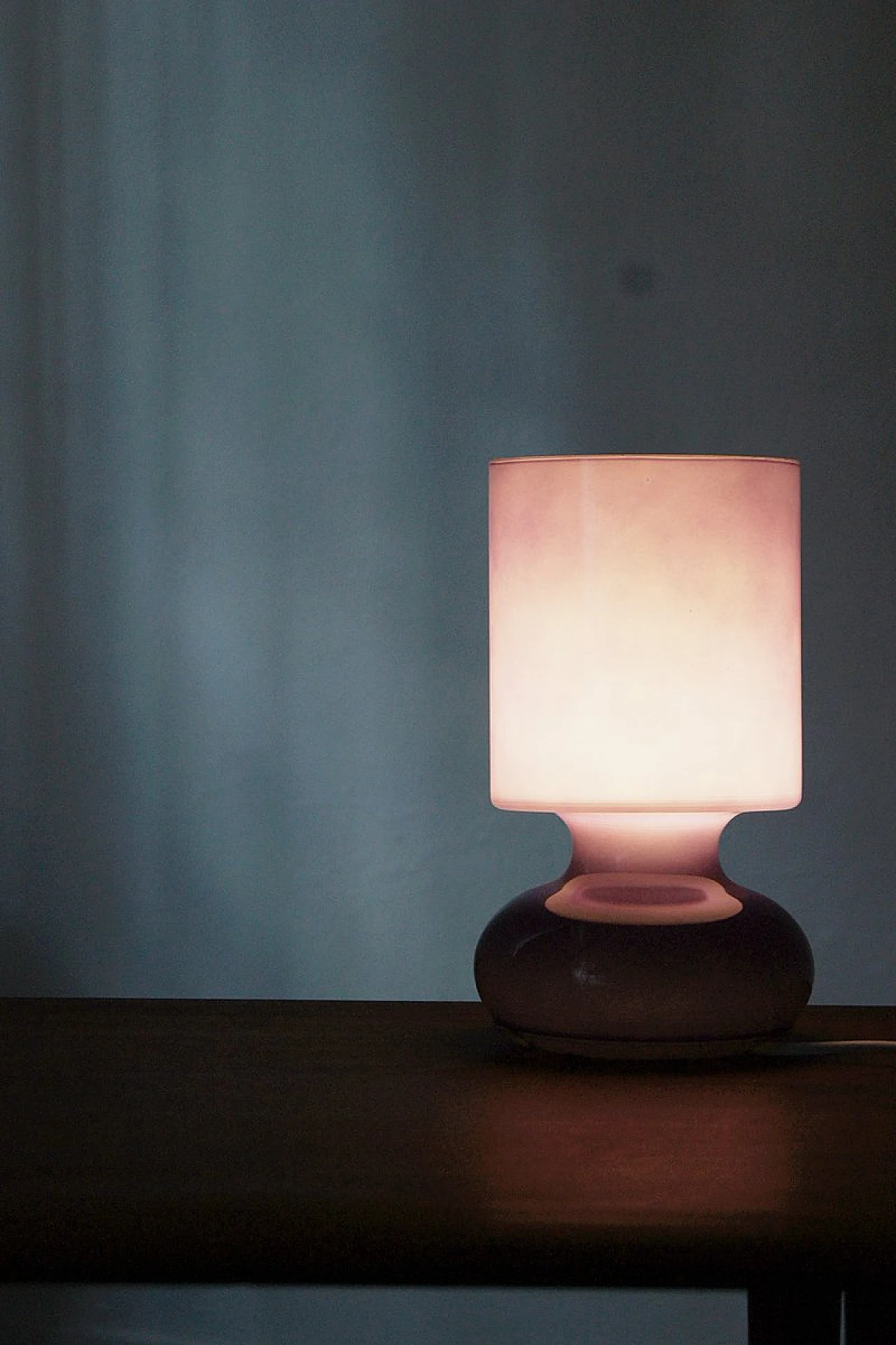 Lampada da tavolo Lykta viola di Ikea, anni '90 3