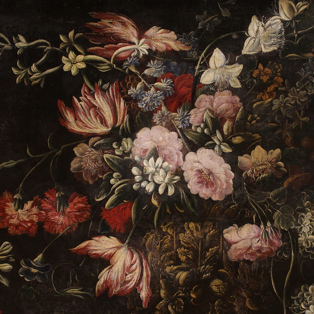 Italian Baroque Still life painting, oil on canvas, 17th century 6