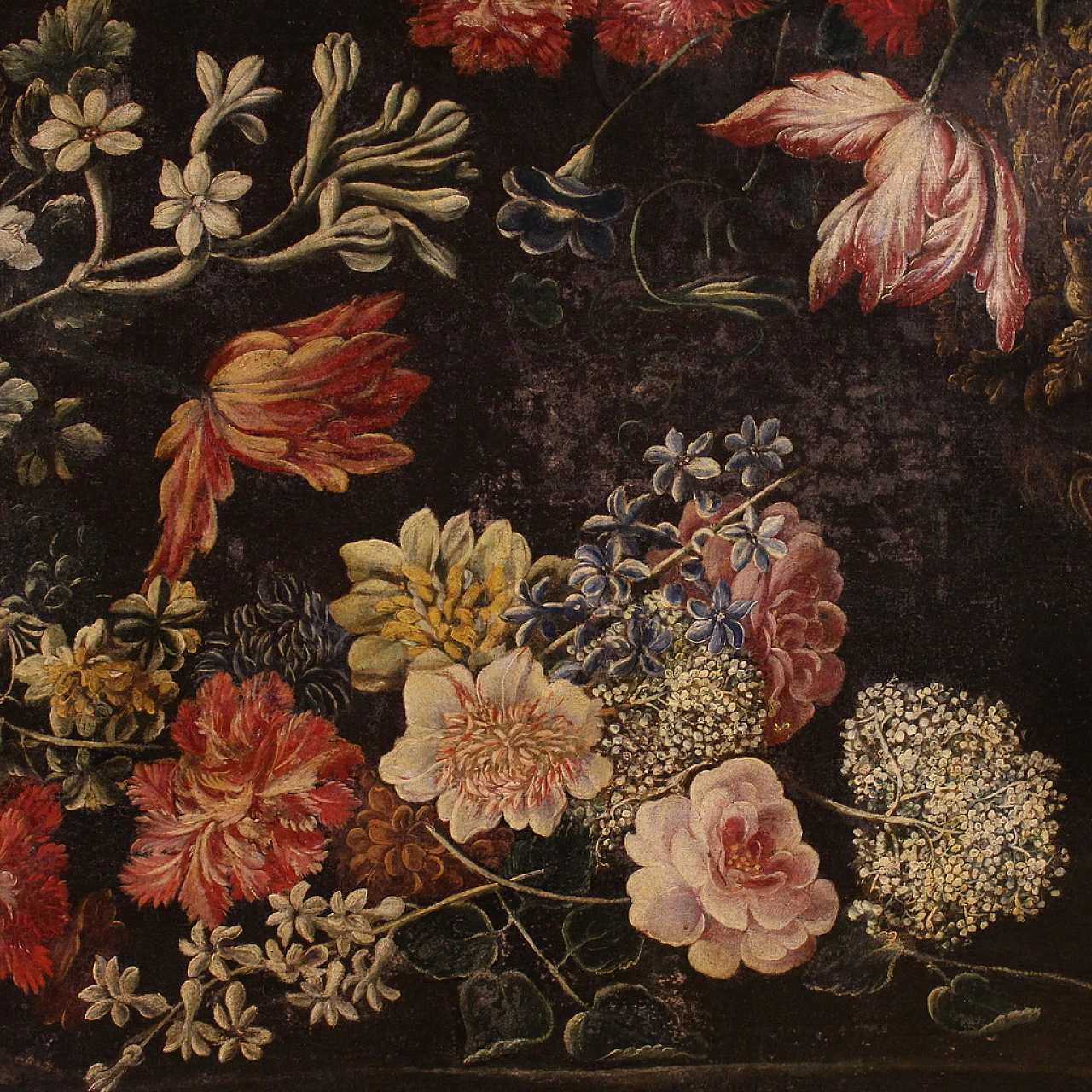 Italian Baroque Still life painting, oil on canvas, 17th century 9