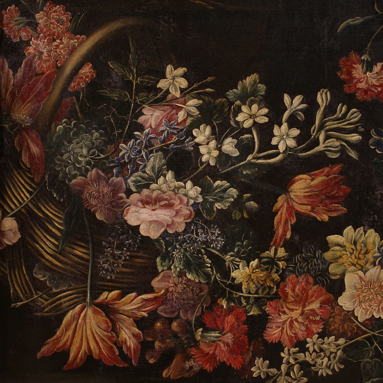 Italian Baroque Still life painting, oil on canvas, 17th century 10