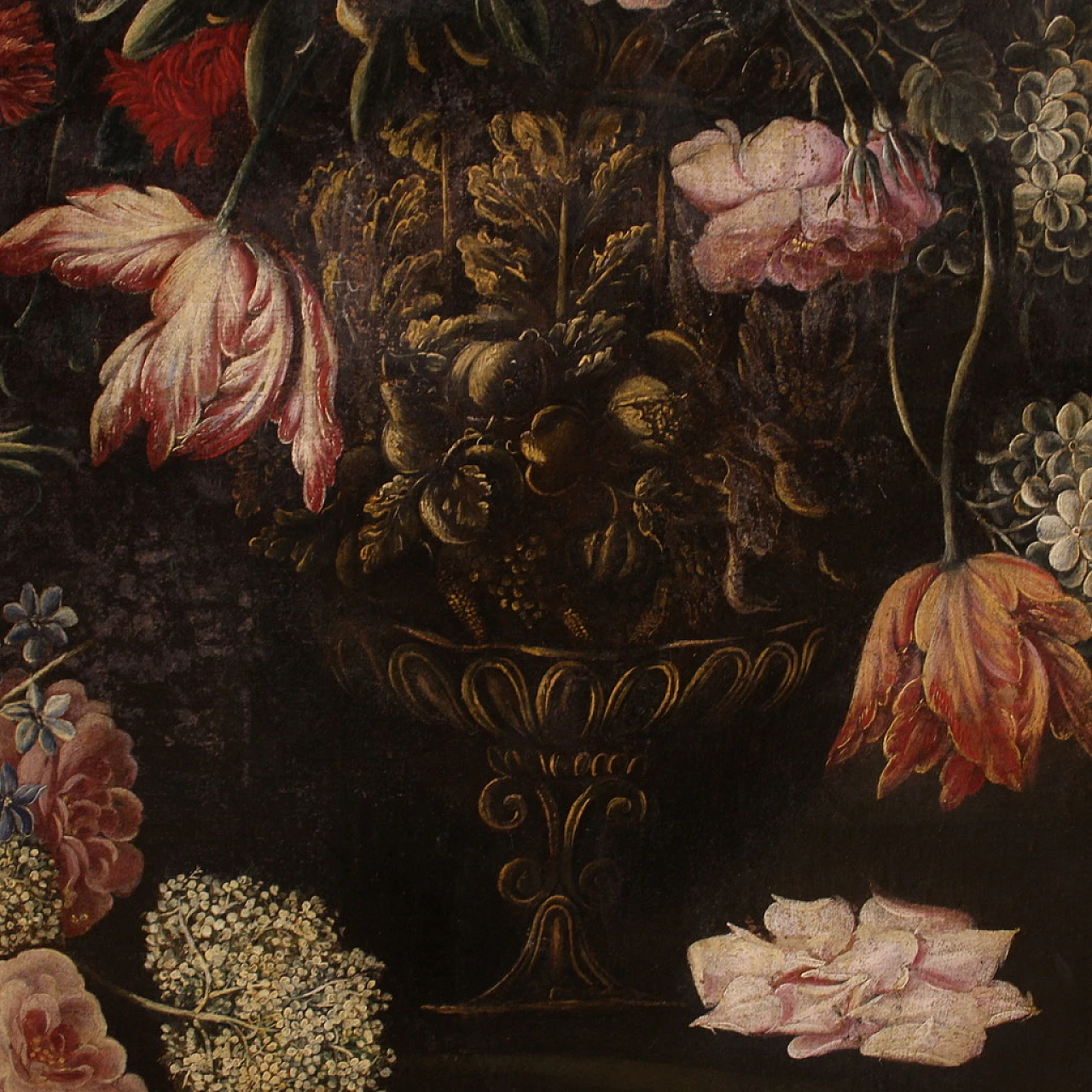 Italian Baroque Still life painting, oil on canvas, 17th century 11