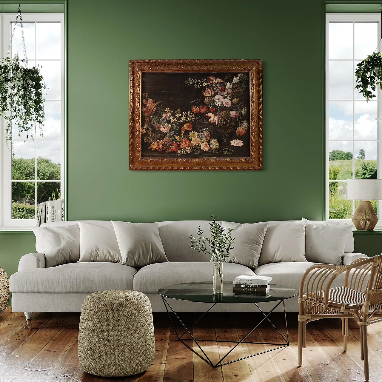 Italian Baroque Still life painting, oil on canvas, 17th century 14