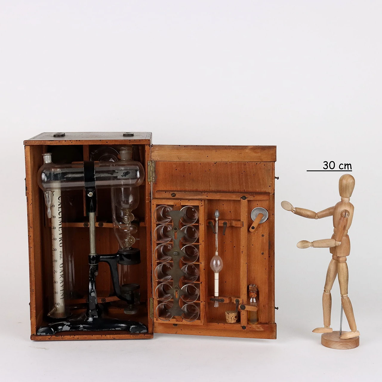 Scientific laboratory instrument in beech case 2