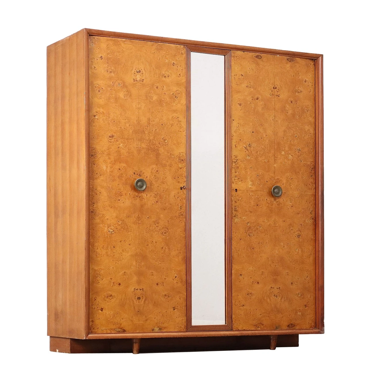 Wood and glass cabinet, 1940s 1