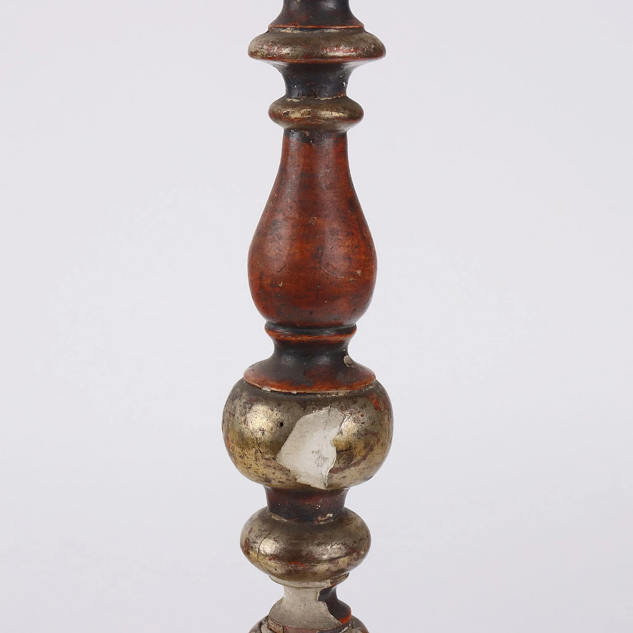 Carved wooden torch, late 19th century 6