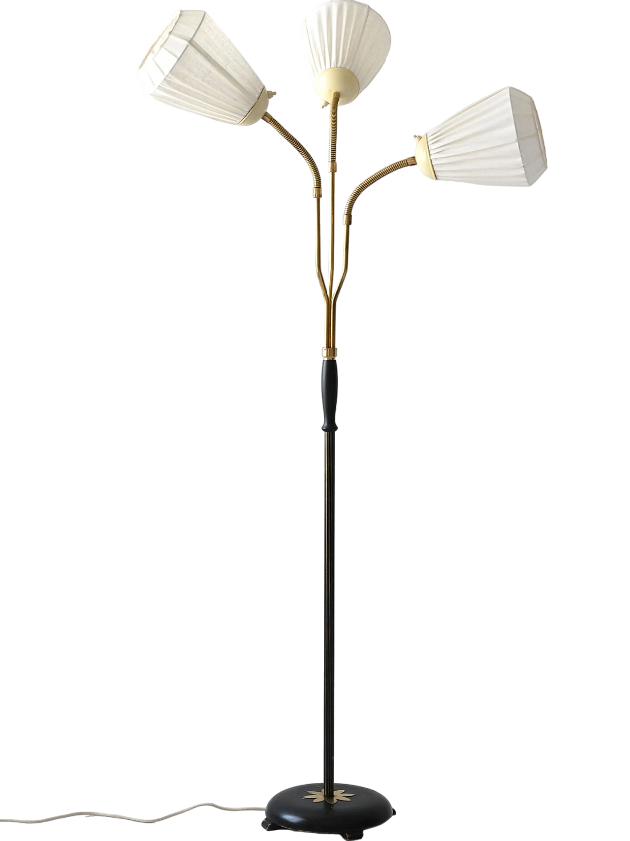 Vintage lamp with three light points 12